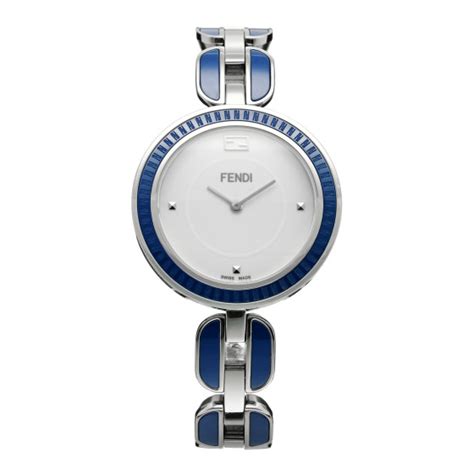 FENDI Stainless Steel Ceramic 36mm My Way Quartz Watch 